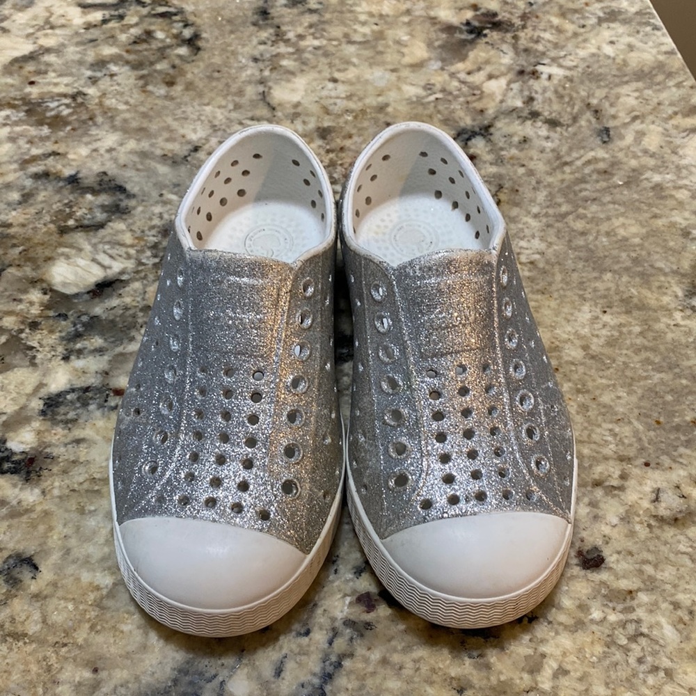 Native size C10 sparkle silver